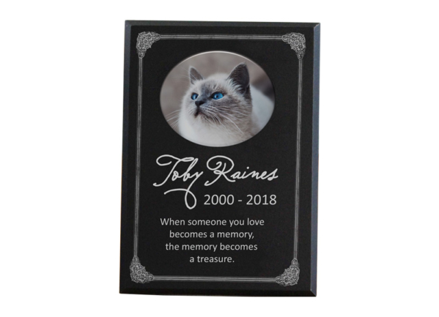 Pet-Memorial-Cat-Dome-Resin-photo